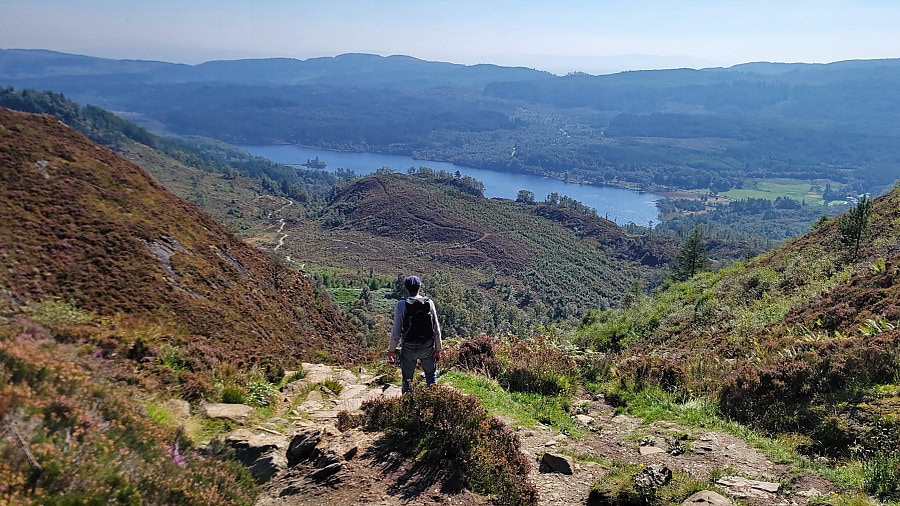 Ben A’an - Top Aussichtspunkt in den Trossachs 1 Ben A'an - Blick auf Loch Achray