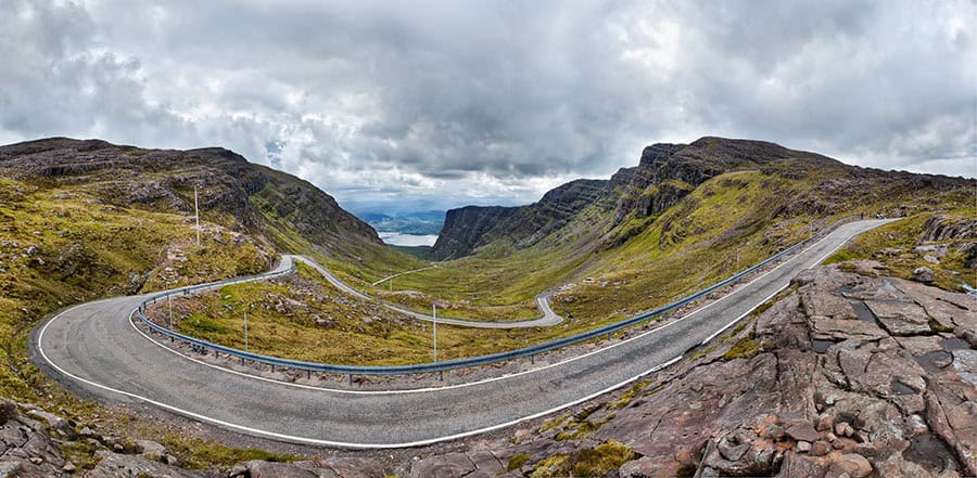 NC500 - Passstraße zum Bealach na Bà