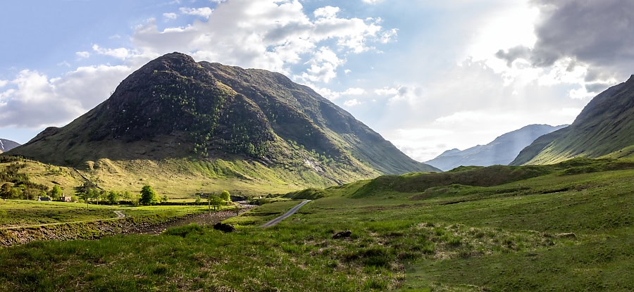 Eingang zum Glen Etive