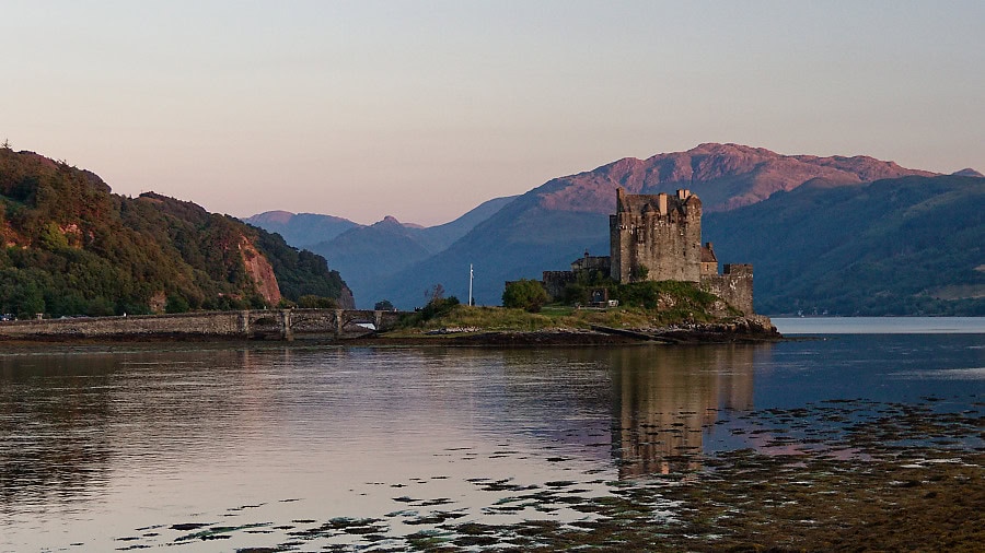 Kintail und Loch Alsh 3 Abendstimmung am Eilean Donan Castle