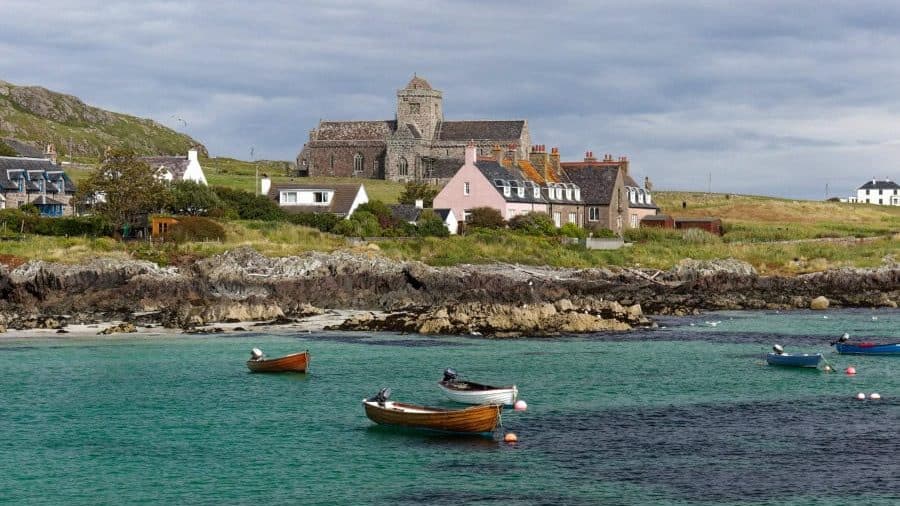 Isle of Iona und Abtei, Isle of Mull, Schottland