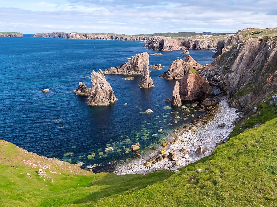 Die schönsten Sea Stacks in Schottland 8 Felsnadeln Mangersta, Isle of Lewis