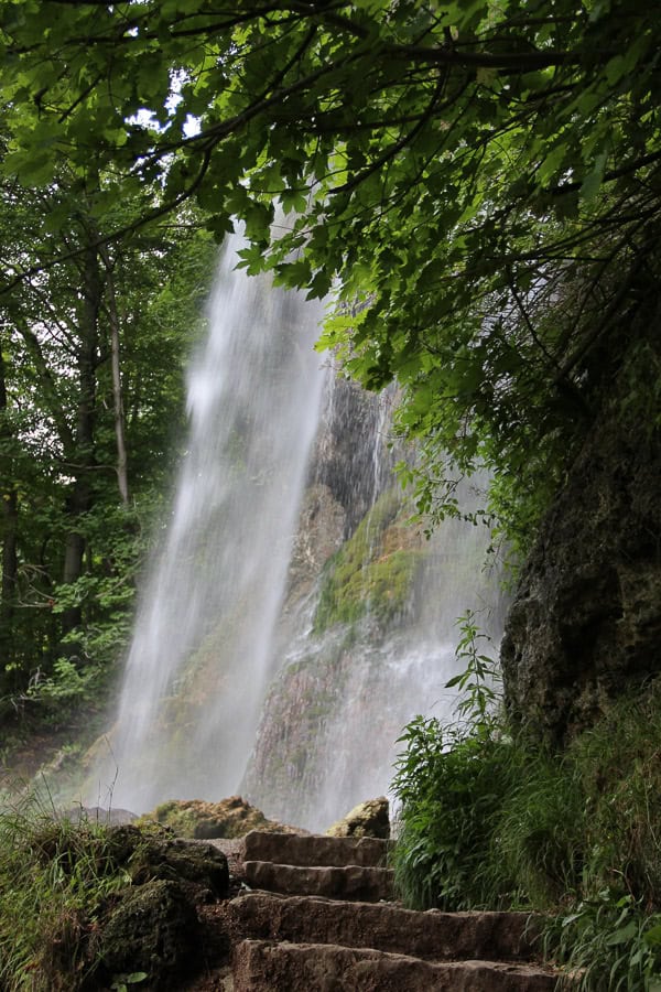 Hohenurach und Uracher Wasserfall 2 Urach Wasserfall