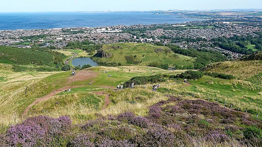 Ausblick von Arthur's Seat