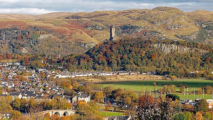 Ausblick von Stirlng Castle