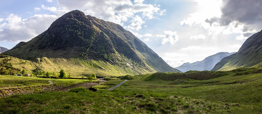 Die Top 20 Sehenswürdigkeiten in Schottland 4 Top 20 Sehenswürdigkeiten - Eingang zum Glen Etive