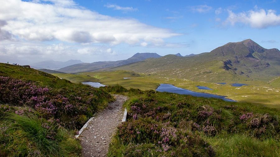 Ausblick vom Knockan Crag
